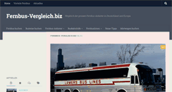 Desktop Screenshot of fernbus-vergleich.biz
