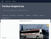 Tablet Screenshot of fernbus-vergleich.biz